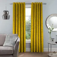 پرده آماده مخمل براق فقط ۵۹۰ حریر ۴۵۰ رنگ زردوقرمز|پرده، رانر، رومیزی|اهواز, نادری|دیوار