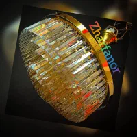 لوستر کریستالی تخت|لوستر و چراغ آویز|اصفهان, کوجان|دیوار