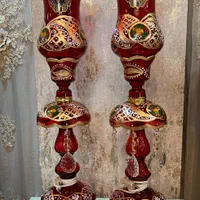 شمعدان و لاله قاجار|صنایع دستی و سایر لوازم تزئینی|تهران, دولاب|دیوار