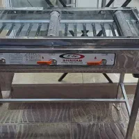 کبابپز گازی یک متری صنعتی ۳شیر باربیکیو