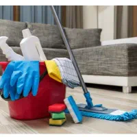 نظافت منزل توسط اقا
