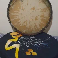 فروش دف خورشیدی حبیبی کاملا نو همراه با کیف و کتاب