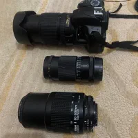 دوربین نیکون با سه لنز حرفه ای