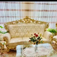 فروش مبل سلطنتی منبت|مبلمان خانگی و میز عسلی|آبیک, |دیوار