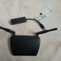 مودم روتر و کندل تلویزیون