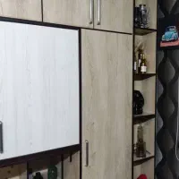 کمد دیواری و تخت کمجا یک نفره|تخت و سرویس خواب|ری, دولت‌آباد|دیوار