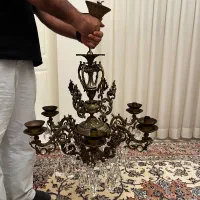 لوستر جفت برنز|لوستر و چراغ آویز|تهران, مرزداران|دیوار