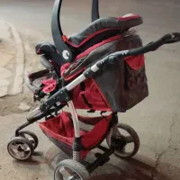 ست کالسکه، کریر صندلی ماشین وآغوش کره ای|کالسکه و لوازم جانبی|رشت, رشتیان|دیوار