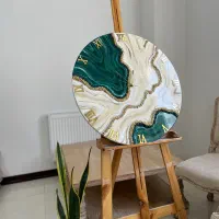 ساعت رزینی لوکس زمرد