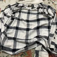 پیراهن کرکی کلاه پشمی در حد نو|لباس|آستارا, |دیوار