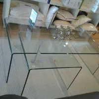 میز جلو مبلی شیشه‌ای - تولید صفر تا صد + تضمین