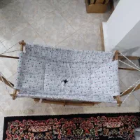 گهواره چوبی تاشو.بدرتولدتا ۱۵ کیلو.نوع چوب روسی|تخت و سرویس خواب|رودسر, |دیوار