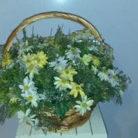 سبد گل مصنوعی نو  و باکس گل سایز یزرگ|گل مصنوعی|کرج, شهرک شهرداری|دیوار