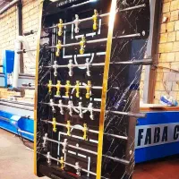 فوتبال دستی هایگلاس کف شیشه وپینگ پنگ چرخدار