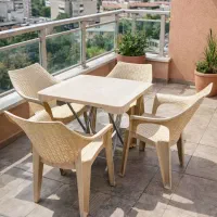 میز و صندلی ناهارخوری پلاستیکی راحمی/ تهران نواب