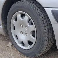 رینگ و لاستیک۱۴ فقط معاوضه با رینگ خرچنگی و پنج پر|قطعات یدکی و لوازم جانبی|اردبیل, |دیوار