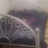 تخت فلزی فرفوژه دو نفره