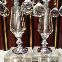 لوستر شمعدان کریستال قدیمی اینه