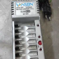 شارژرباتری قلمی ونیم قلمی 8تایی‌وضارژرلپ‌تاپ لنوو