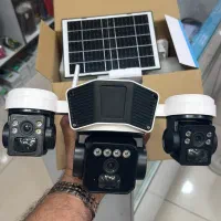 دوربین خورشیدی سیمکارتی پهبادی سه لنز