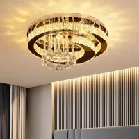 لوستر الماس. کهکشانی سقفی مدل رخسار. AC light