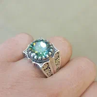 انگشتر تراش الماس موزنایت