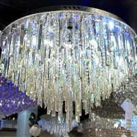 لوستر کریستالی مدل پانیز شماره ۳۷۲|لوستر و چراغ آویز|قم, نیروگاه|دیوار