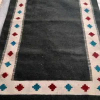 گلیم دست بافت پشم طبیعی