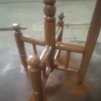 جالباسی چوبی قدیمی بازسازی شده