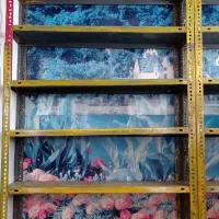 قفسه فلزی|کتابخانه، شلف، قفسه‌های دیواری|شیراز, پودنک|دیوار