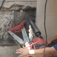 کرگیری اجرای داکت کرگیر کاشت میلگرد برش بتن