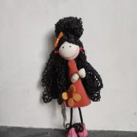 دو عدد عروسک رومیزی دکوری