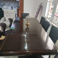 میز نهارخوری ۸ نفره در حد نو شیک|میز و صندلی غذاخوری|رشت, شهرک آیت الله منتظری|دیوار