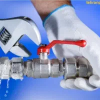 لوله کشی ساختمان گرم وسرد‌ ‌شوفاژ . فاضلاب