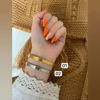 بنگل کارتیه لاو نقره ای فری سایز