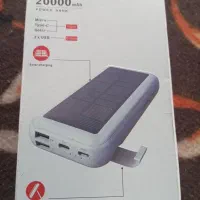 پاوربانک‌خورشیدی‌۲۰هزارمیلی‌آمپرسولار