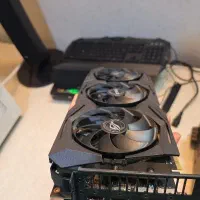 کارت گرافیک 1660TI ROG STRIX OC 3FAN|قطعات و لوازم جانبی رایانه|بابل, |دیوار
