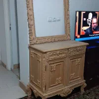 کنسول و میز آرایش تمام چوب