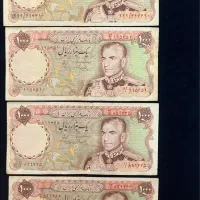 تعدادی اسکناس پهلوی با سریال پشت سر هم و تکی|کلکسیون سکه، تمبر، اسکناس|تهران, شادمان|دیوار
