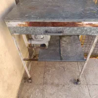 منقل پایه دار فن دار