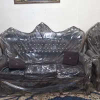 مبل 9 نفره|مبلمان خانگی و میز عسلی|ابریشم, |دیوار