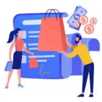 فروشنده آقا برای لباس فروشی