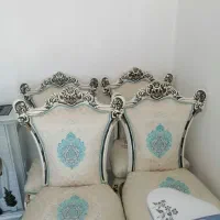 مبل استیل 7نفره با صندلی 4نفره میز عسلی|مبلمان خانگی و میز عسلی|گلستان (تهران), |دیوار