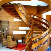 نرده پله پیچ لوکس