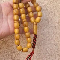 تسبیح سندلوس کهنه آلمانی بکر بسیار زیبا ..انگشتر