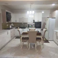 کابینت ام دی اف پاک چوب تمیز بدون  خش با سینک