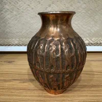 گلدان مسی قدیمی