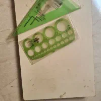 خط کش تی و گونیا شابلون