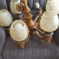 لوستر چوبی