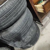 ۴ حلقه رینگ و لاستیک پژو  فابریک سایز ۱۸۵/۶۵/۱۴